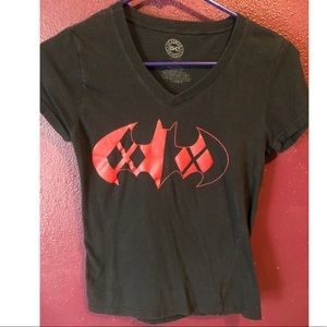 Harley Quinn Bat Symbol Tee